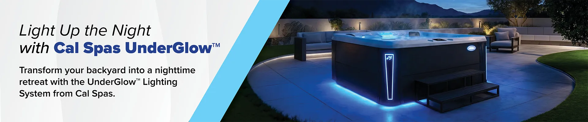 Calspas hot tub being used in a family setting - Warren